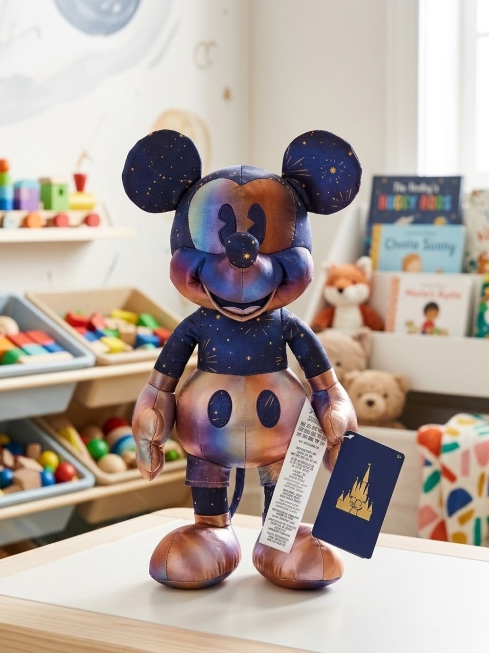 Disney Metallic Galaxy Mickey Mouse Plush - Blue & Bronze